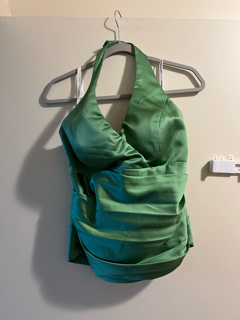 ☀️$5 flash sale ⭐️ David's Bridal Emerald Green top